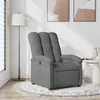 Image de Fauteuil inclinable Gris foncé Tissu