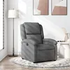 Image de Fauteuil inclinable Gris foncé Tissu