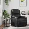 Image de Fauteuil inclinable Noir Similicuir