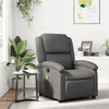 Image de vidaXL Fauteuil de massage, relaxation similicuir gris