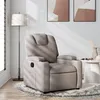 Image de Fauteuil inclinable Taupe Tissu