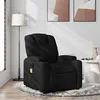 Image de vidaXL Fauteuil de massage, relaxation tissunoir