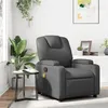 Image de Fauteuil de massage inclinable Gris Similicuir