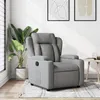 Image de Fauteuil inclinable Gris clair Tissu