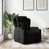 Image de vidaXL Fauteuil réglable tissunoir