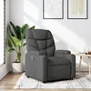 Image de Fauteuil inclinable Gris foncé Tissu