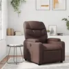 Image de vidaXL Fauteuil réglable similicuir marron