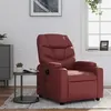 Image de vidaXL Fauteuil réglable similicuir bordeaux