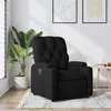 Image de vidaXL Fauteuil réglable tissunoir