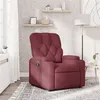 Image de vidaXL Fauteuil réglable tissu bordeaux