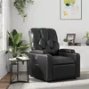 Image de vidaXL Fauteuil réglable similicuirnoir