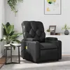 Image de vidaXL Fauteuil de massage, relaxation similicuirnoir