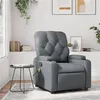 Image de Fauteuil de massage inclinable Gris Similicuir