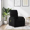 Image de Fauteuil de massage inclinable Noir Tissu