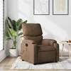 Image de vidaXL Fauteuil de massage, relaxation tissu marron
