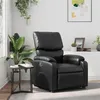 Image de vidaXL Fauteuil réglable similicuirnoir