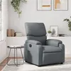 Image de vidaXL Fauteuil réglable similicuir gris