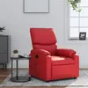 Image de vidaXL Fauteuil réglable similicuir rouge
