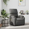 Image de vidaXL Fauteuil de massage inclinable Gris Similicuir373444