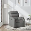 Image de vidaXL Fauteuil réglable tissu gris foncé