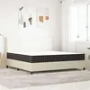 Image de Matelas ressort 200x200 cm vidaxl accueil ferme soutien moelleux epaisseur 18 cm 5 zones housse de matelas oreiller(s)
