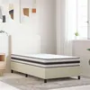 Image de Matelas ressort 120x200 cm vidaxl accueil ferme soutien moelleux epaisseur 21 cm 5 zones housse de matelas