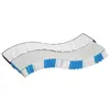 Image de Matelas ressort 140x190 cm vidaxl accueil ferme soutien medium epaisseur 25 cm 7 zones housse de matelas