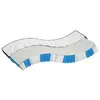 Image de Matelas ressort 140x200 cm vidaxl accueil ferme soutien medium epaisseur 25 cm 7 zones housse de matelas oreiller(s)