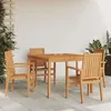 Image de Salon de jardin vidaxl 5 pieces 110 x 110 x 77 cm