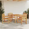 Image de vidaXL 5-delige Tuinset massief teakhout3157924
