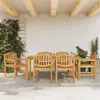 Image de vidaXL 7-delige Tuinset massief teakhout3157934