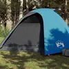 Image de Tente de camping à dôme 4 personnes bleu imperméable