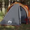 Image de Tente de camping à dôme 2 personnes gris et orange imperméable