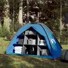 Image de Tente de rangement avec 9 compartiments bleu imperméable