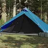 Image de Tente de camping tipi 1 personne bleu imperméable