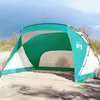 Image de Tente de plage vert d eau 274x178x170 148 cm 185T polyester