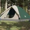 Image de Tente de camping à dôme 6 personnes vert imperméable
