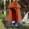 Image de Tente de toilette gris et orange imperméable