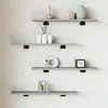 Image de vidaXL Étagères murales 4 pcs sonoma gris 60x10x1,5 cm bois ingénierie 838227