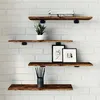 Image de vidaXL Étagères Murales 4 pcs, Tablettes Suspendues avec Rangement, Étagères à Livres Flottantes, Décorations de Salon, 838231
