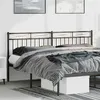 Image de vidaXL Hoofdbord 180 cm metaal zwart373727