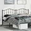 Image de vidaXL Hoofdbord 180 cm metaal zwart373825