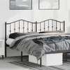 Image de vidaXL Hoofdbord 193 cm metaal zwart373826