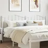 Image de vidaXL Hoofdbord 200 cm metaal wit373876