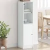 Image de vidaXL Buffet avec Portes en Verre, Armoire Latérale avec Rangement, Meuble de Salon Salle de Séjour Maison Intérieur, 836441