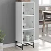 Image de vidaXL Buffet avec Portes en Verre, Armoire Latérale avec Rangement, Meuble de Salon Salle de Séjour Maison Intérieur, 836560