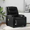 Image de Fauteuil de massage inclinable électrique noir similicuir