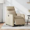 Image de vidaXL Fauteuil réglable électrique tissu crème
