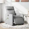 Image de vidaXL Fauteuil de massage, relaxation électrique réglable tissu gris clair