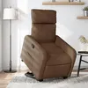 Image de vidaXL Fauteuil de relaxation inclinable tissu marron